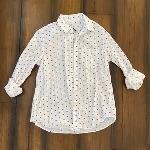 Gap Women’s Fitted Boyfriend Shirt